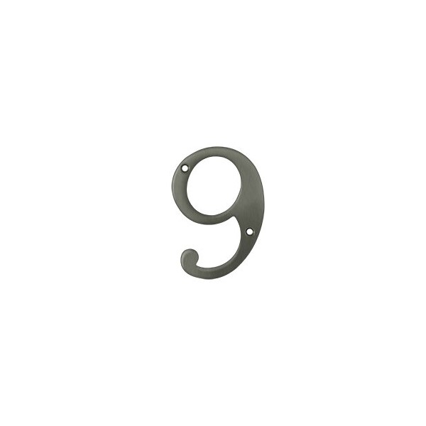 4 Numbers, Solid Brass, 10PK